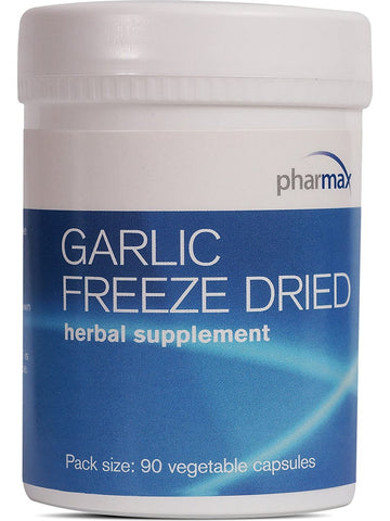 Pharmax, Garlic Freeze Dried Herbal Supplement, 90 Vegetable Capsules