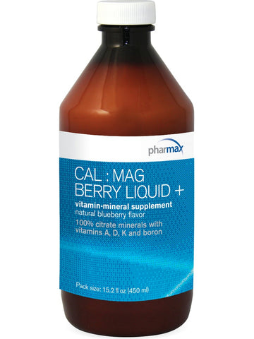 Pharmax, Cal:Mag Berry Liquid +, 15.2 fl oz