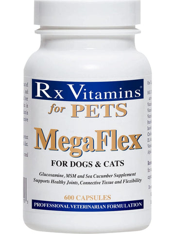 Rx Vitamins for Pets, MegaFlex for Dogs & Cats, 600 Capsules