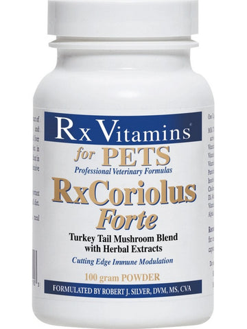 Rx Vitamins for Pets, RxCoriolus Forte, 100 grams