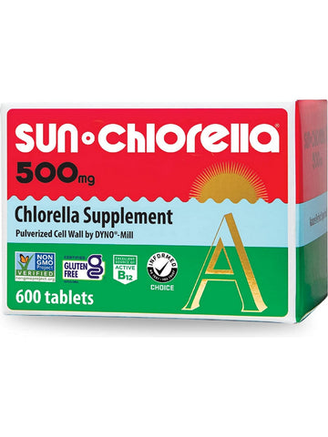 Sun Chlorella, Sun Chlorella, 500mg, 600 Tablets (3-month supply)