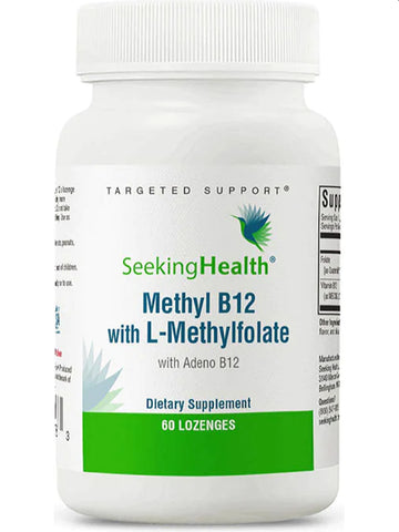 Seeking Health, Methyl B12 with L-Methylfolate, 60 lozenges (formerly Active B12 with L-5-MTHF)