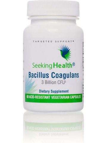 Seeking Health, Bacillus Coagulans 3 Billion CFU, 60 acid-resistant vegetarian capsules