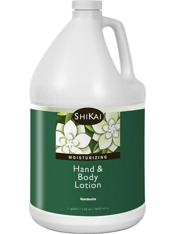 ShiKai, Moisturizing Hand and Body Lotion, Gardenia, 1 gallon