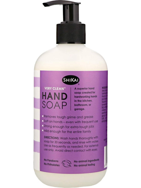 ShiKai, Very Clean Hand Soap, Lavender, 12 fl oz