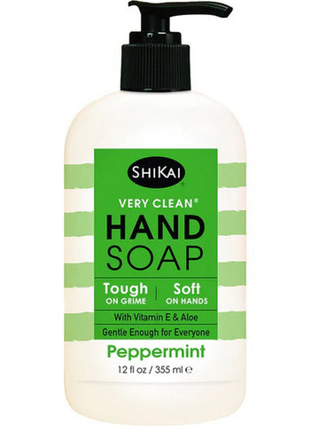 ShiKai, Very Clean Hand Soap, Peppermint, 12 fl oz