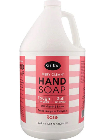 ShiKai, Very Clean Hand Soap, Rose, 1 gallon