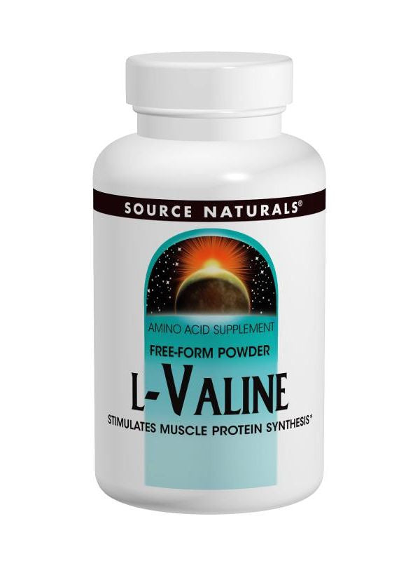 Source Naturals, L-Valine powder 100 gm, 100 powder