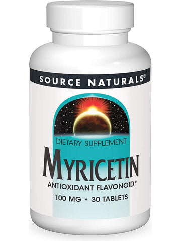 Source Naturals, Myricetin 100 mg, 30 tablets