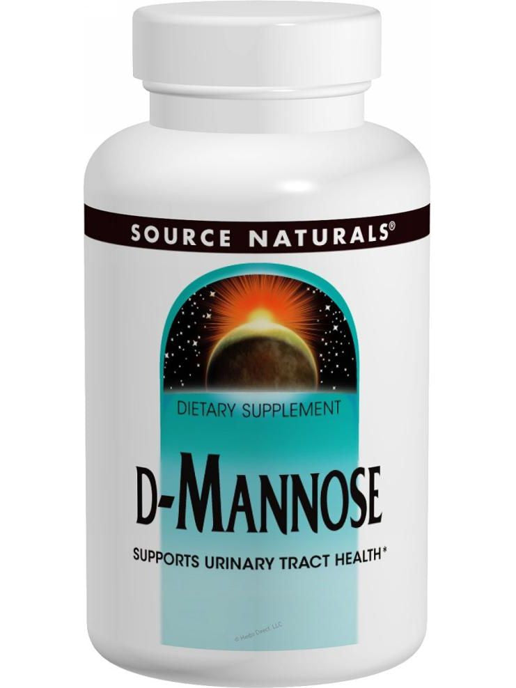 Source Naturals, D-Mannose, 500mg, 60 ct