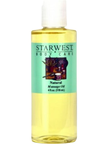 Starwest Botanicals, Natural Massage Oil, 4 fl oz