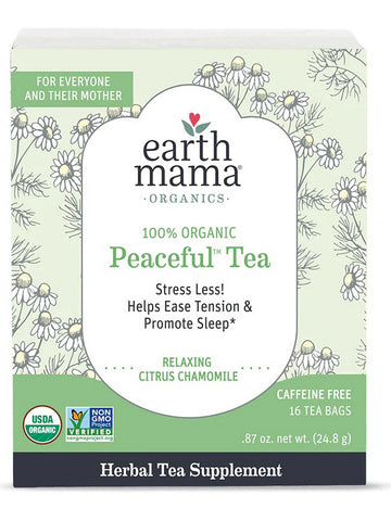 Earth Mama, Peaceful Tea, 16 Tea Bags