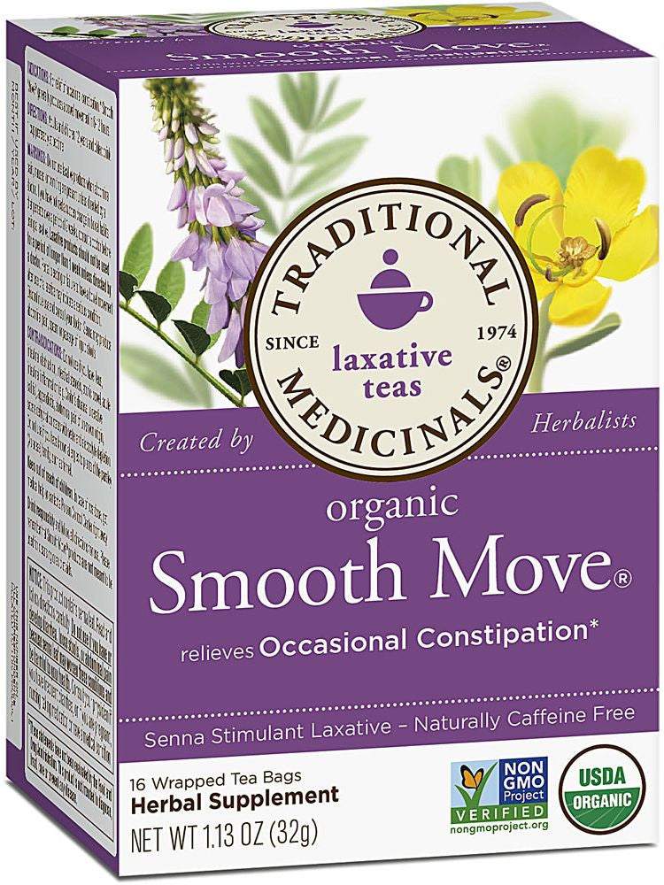 Traditional Medicinals, Smooth Move Tea, 16 bags