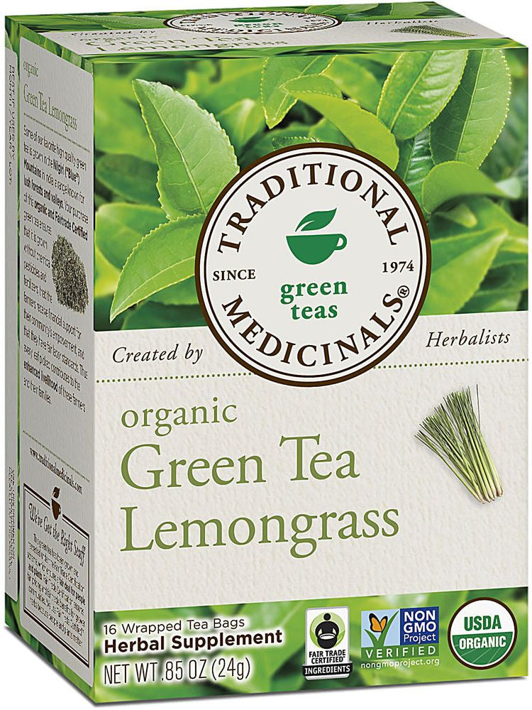 Traditional Medicinals, Golden Green Tea, 16 bags