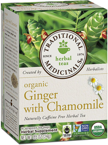Traditional Medicinals, Organic Golden Ginger Digest Tea, 16 bags