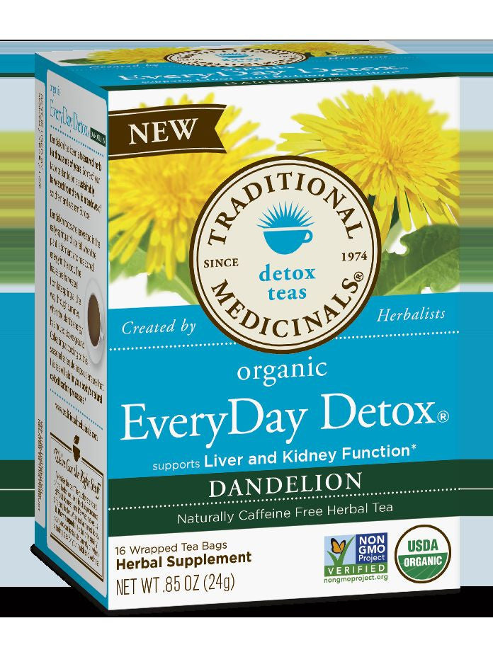Traditional Medicinals, Everyday Detox Dandelion, 16 bags