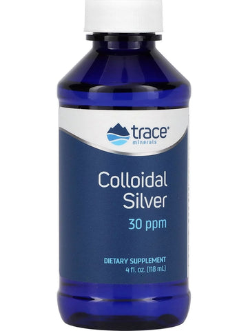 Trace Minerals, Colloidal Silver 30 PPM, 4 fl oz