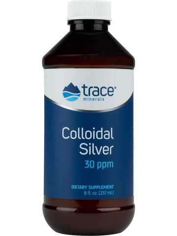 Trace Minerals, Colloidal Silver 30 PPM, 8 oz