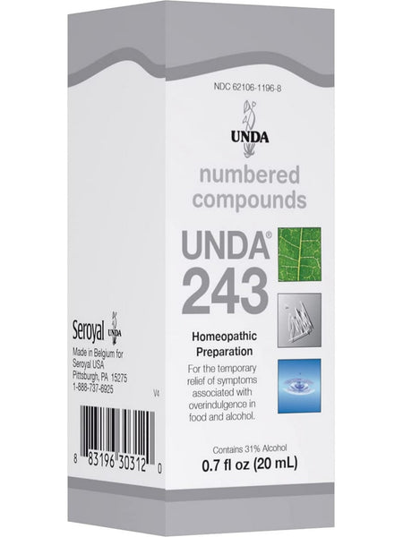 UNDA, UNDA 243 Homeopathic Preparation, 0.7 fl oz