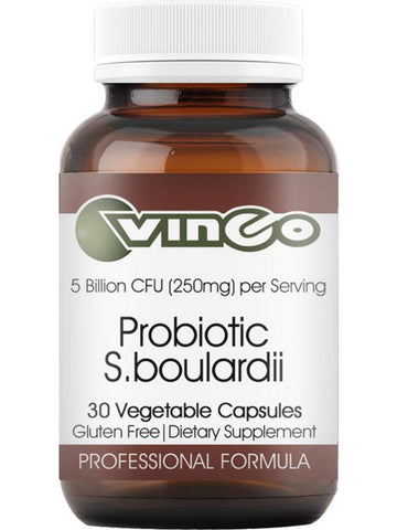 Vinco, Probiotic S. boulardii, 5 Billion CFU, 250 mg, 30 Vegetable Capsules