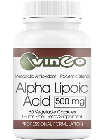 Vinco, Alpha Lipoic Acid, 500 mg, 60 Vegetable Capsules