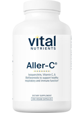 Vital Nutrients, Aller-C (Isoquercetrin, C, & Bioflavonoids), 200 vegetarian capsules