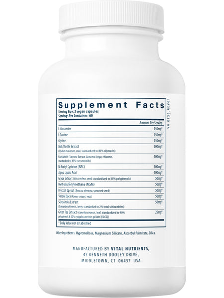 Vital Nutrients, Detox Formula, 120 vegetarian capsules