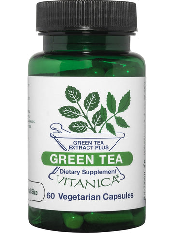 Vitanica, Green Tea, 60 Vegetarian Capsules