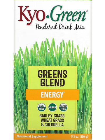 Wakunaga, Kyo Green, Green Blends, Energy, Barley Grass, Wheat Grass & Chlorella, 5.3 oz