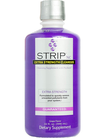 Wellgenix, Strip NC Extra Strength Cleanser Cleansing Supplement with Psyllerol, Grape, 32 fl oz