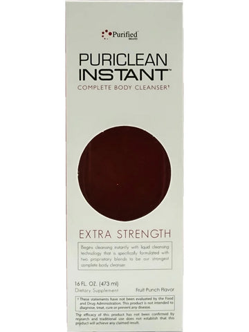 Wellgenix, Puriclean Instant Complete Body Cleanser Extra Strength, Fruit Punch, 16 fl oz