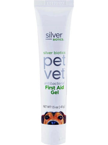 Silver Biotics, Pet Vet Antibacterial First Aid Gel, 1.5 oz