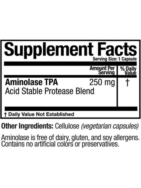 Arthur Andrew Medical, Aminolase TPA, 30 Capsules