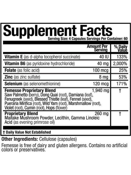 Arthur Andrew Medical, Femesse, 240 Capsules