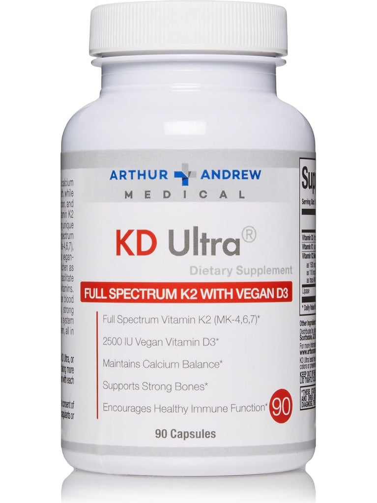 Arthur Andrew Medical, KD Ultra, 90 Capsules