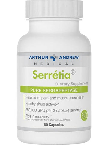 Arthur Andrew Medical, Serretia, 60 Capsules