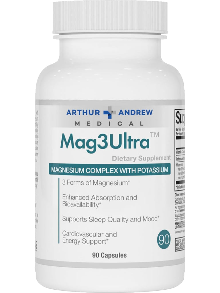 Arthur Andrew Medical, Mag3Ultra, 90 Capsules