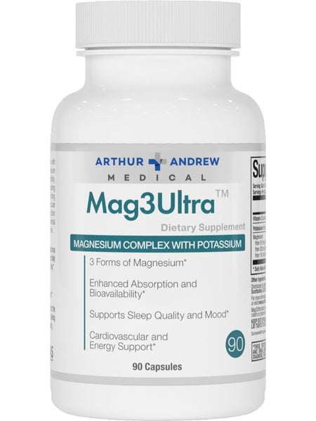 Arthur Andrew Medical, Mag3Ultra, 90 Capsules