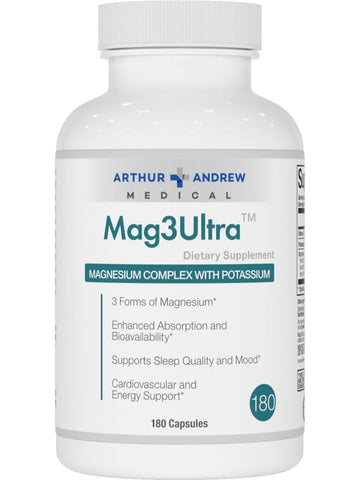 Arthur Andrew Medical, Mag3Ultra, 180 Capsules