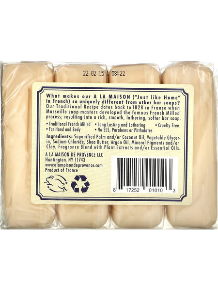 A La Maison de Provence, Lavender Flowers Bar Soap Value Pack, 4 Bars