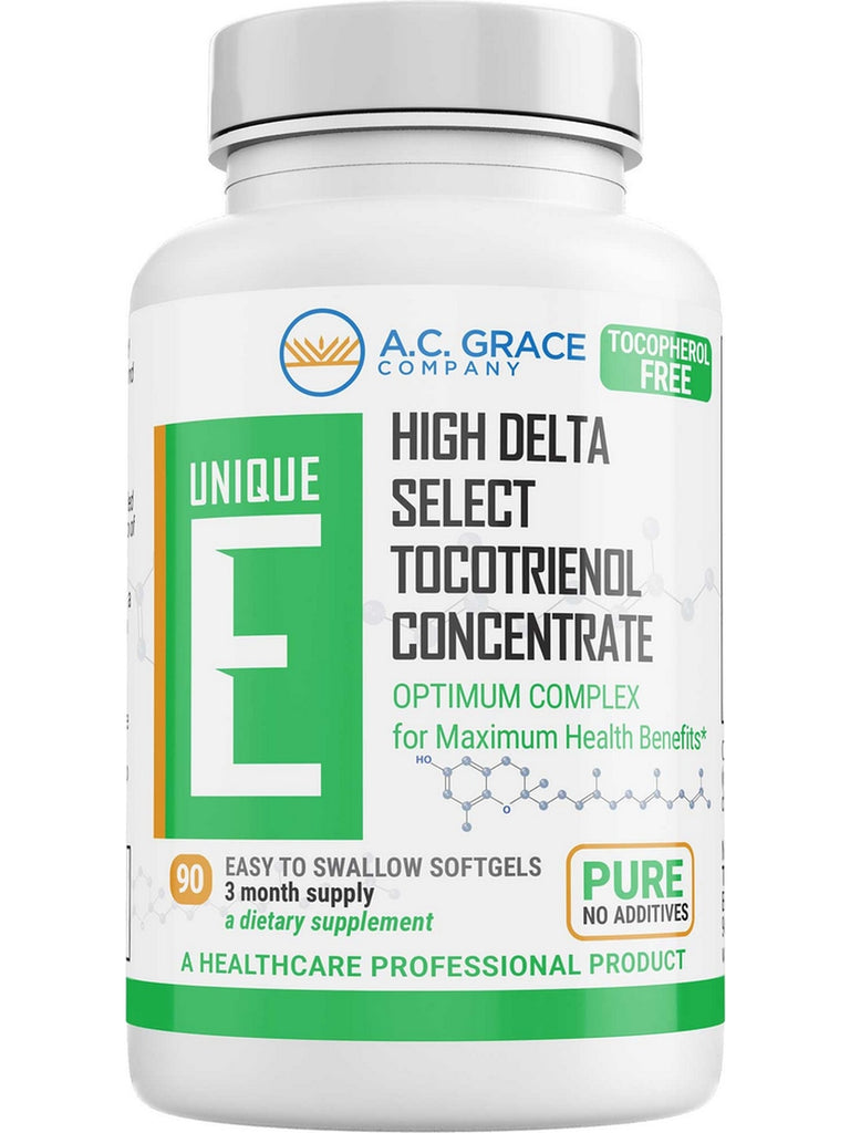 A.C. Grace Company, UNIQUE E Tocotrienols, 90 Softgels