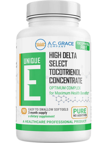 A.C. Grace Company, UNIQUE E Tocotrienols, 90 Softgels