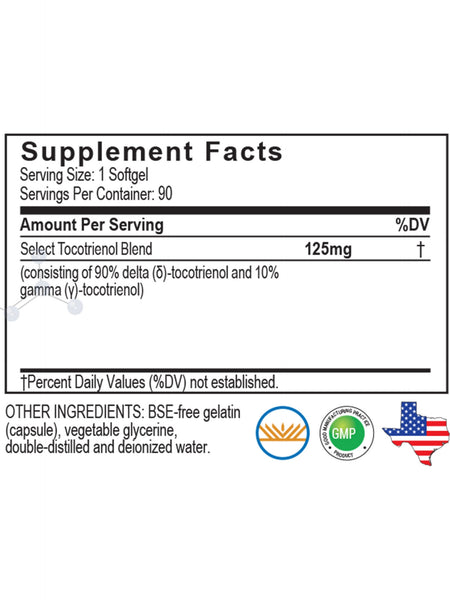 A.C. Grace Company, UNIQUE E Tocotrienols, 90 Softgels