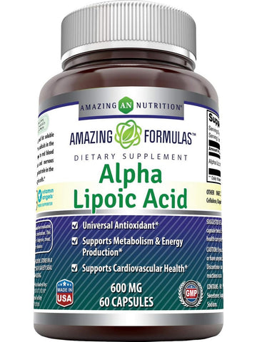 Amazing Formulas, Alpha Lipoic Acid, 600 mg, 60 capsules