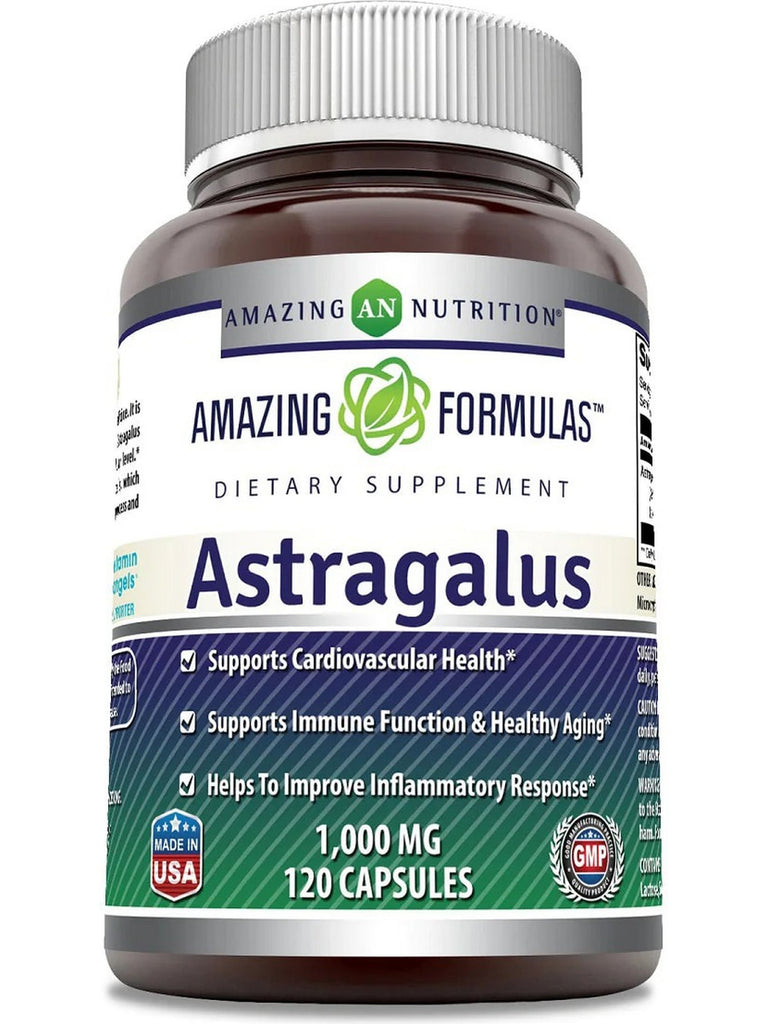 Amazing Formulas, Astragalus, 1000 mg, 120 Veggie Capsules