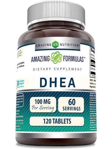 Amazing Formulas, DHEA, 100 mg, 60 servings, 120 Tablets
