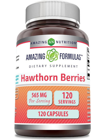 Amazing Formulas, Hawthorn Berries, 565 mg, 120 Capsules