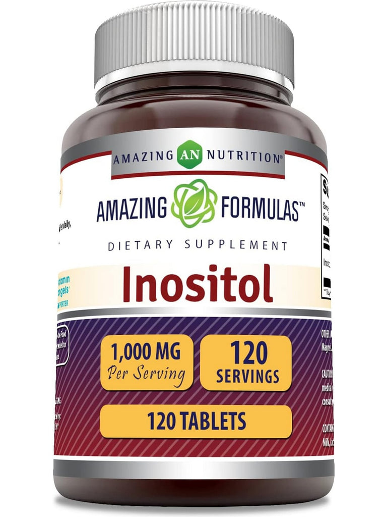 Amazing Formulas, Inositol, 1000 mg, 120 Tablets