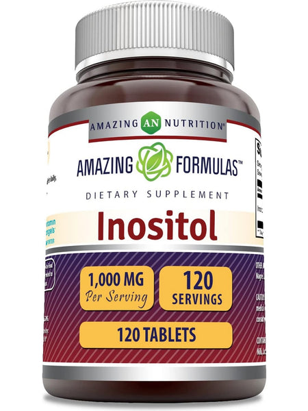 Amazing Formulas, Inositol, 1000 mg, 120 Tablets