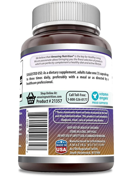 Amazing Formulas, L-Arginine, 500 mg, 250 Capsules